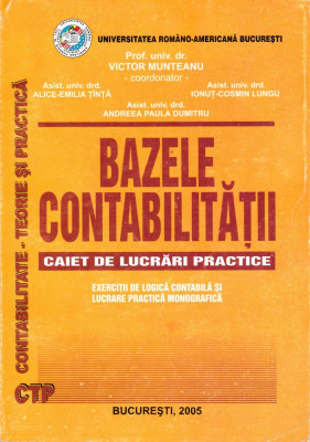 Bazele contabilitatii Caiet de lucrari practice foto