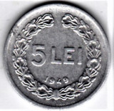 5 lei 1949 XF/a.UNC RPR (4)