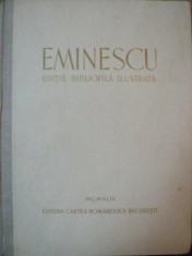 POEZII de M.EMINESCU , EDITIE BIBLIOFILA ILUSTRATA , 1944 foto