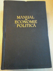 MANUAL DE ECONOMIE POLITICA - Academia de stiinte a URSS 1955 foto