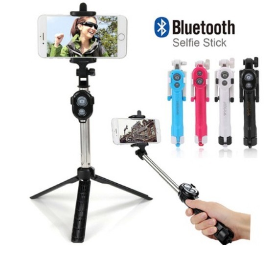 SELFIE STICK BLUETOOTH CU TREPIED PT SMARTPHONE ANDROID foto mare SELFIE STICK BLUETOOTH CU TREPIED PT SMARTPHONE ANDROID foto mare