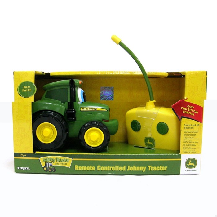 Tractor cu telecomanda Johnny, Tomy foto mare Tractor cu telecomanda Johnny, Tomy foto mare