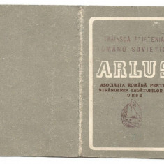 (A) CARNET DE MEMBRU ARLUS - ANUL 1950