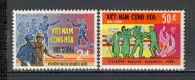 Vietnam de Sud.1969 Campanie ptr. pace si unitate nationala SV.333 foto