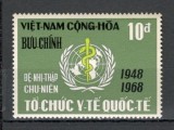 Vietnam de Sud.1968 20 ani OMS SV.327, Nestampilat