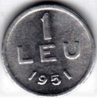 1 leu 1951 RPR aluminiu UNC (2) foto
