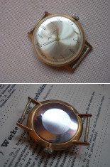 superb ceas LUCH / Vympel cal 2209, a.f. 1961, placat cu aur, carcasa slim foto
