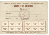 (A) CARNET DE MEMBRU ARLUS - ANUL 1950 NEEMIS -f rar