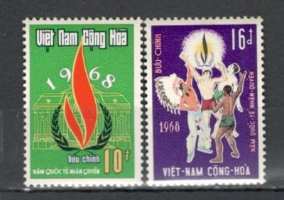 Vietnam de Sud.1968 Anul international al drepturilor omului SV.330 foto