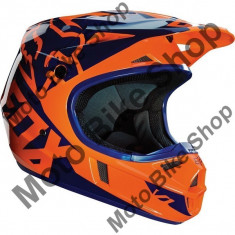 MBS FOX KINDER HELM V1 RACE, orange/blue, YL=51-52, LE2016, Cod Produs: 15227592LAU foto