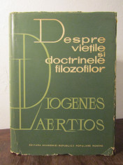 Despre vietile si doctrinele Filozofilor - Diogenes Laertios foto