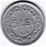 5 lei 1948 VF RPR (18), Aluminiu