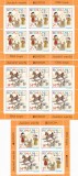 EUROPA CEPT ,MINISHEET DE 6 SI DE 2 SERII,2015,MNH, ROMANIA., Organizatii internationale, Nestampilat