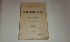 Pr.I.BIRLEA - BALADE, COLINDE SI BOCETE DIN MARAMURES Vol.1., Ed.1924 foto