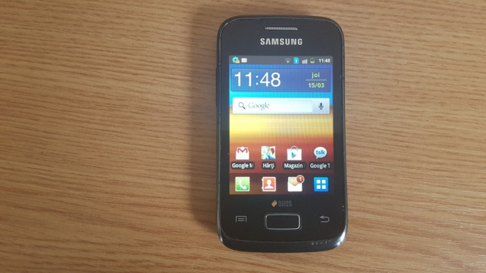 Smartphone Samsung Galaxy Y Duos S6102 Liber. Livrare gratuita!