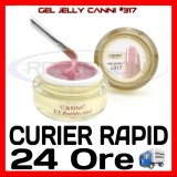 Gel UV Cover Canni Jelly #317, 15ml, Constructie Unghii, Semi-Transparent, Vascozitate Medie