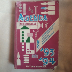 Agenda medicala 93-94 foto