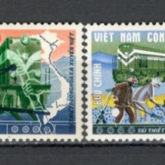 Vietnam de Sud.1968 Reconstructia caii ferate transvietnameze SV.332
