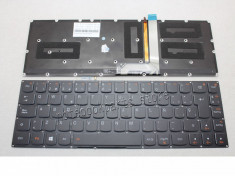 Tastatura Laptop Lenovo Ideapad Yoga 3 Pro 13 SP (UK) iluminata fara rama foto