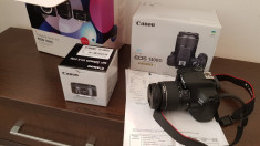 Kit Aparat foto DSLR Canon EOS 1300D BK,18.0 MP + Obiectiv EF-S 18-55mm foto