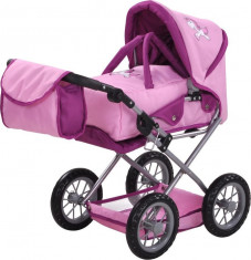 Carucior 2 in 1 pentru papusi Ruby Unicorn foto