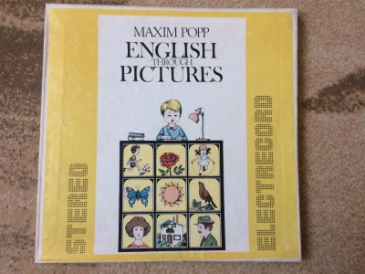 maxim popp english through pictures box set 5 discuri vinyl lp invatam engleza foto