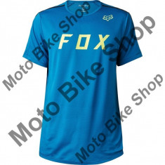 MBS FOX T-SHIRT FLEXAIR MOTH TECH, maui blue, L, Cod Produs: 18850551LAU foto