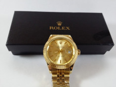 Rolex Oyster mecanic-automatic auriu NOU elegant metalic foto