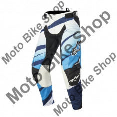 MBS Alpinestars Rennhose Techstar Venom, Blue Wht Navy, 32, P:16/021, Cod Produs: 372001672732AU foto