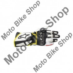 MBS Manusi piele Alpinestars SP-2, negru/alb/galben fluo, 2XL=12, Cod Produs: 35582141252XLAU foto