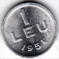 1 leu 1951 RPR aluminiu UNC (5) foto