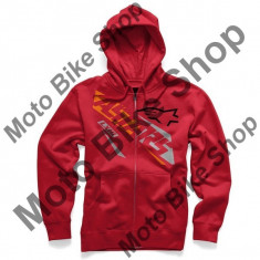 MBS ALPINESTARS ZIP HOODY PRECISE, rot, L, Cod Produs: 10165300430LAU foto