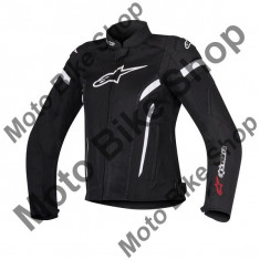 MBS ALPINESTARS GIRL TEXTILJACKE STELLA T-GP PLUS AIR V2, schwarz-weiss, S, Cod Produs: 331061712SAU foto