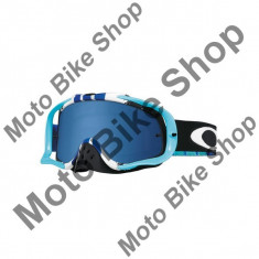 MBS OAKLEY MX BRILLE CROWBAR PINNED RACE, blau-weiss, black ice iridium + klar, Cod Produs: 702538AU foto