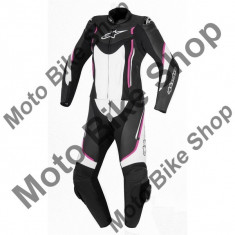 MBS ALPINESTARS GIRL LEDER 2-TEILER STELLA MOTEGI V2, schwarz-weiss-fuchsia, 42, Cod Produs: 3171017123942AU foto