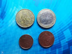 monede euro: primele monede euro Franta 1999 foto