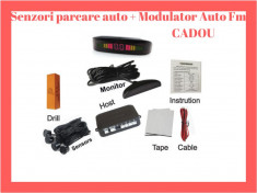 Senzori Auto De Parcare cu Ecran LCD si Semnal Acustic - Buzzer foto