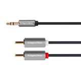 CABLU JACK 3.5 - 2RCA 5M BASIC K&amp;M, Cabluri RCA