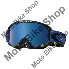 MBS OAKLEY MX BRILLE O2 RAIN OF TERROR PURPLE BLUE, blau-lila, black ice iridium + klar, Cod Produs: 706814AU foto