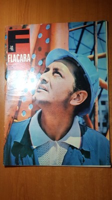 revista flacara 10 iunie 1972-ceausescu in vizita la brasov si valcea foto