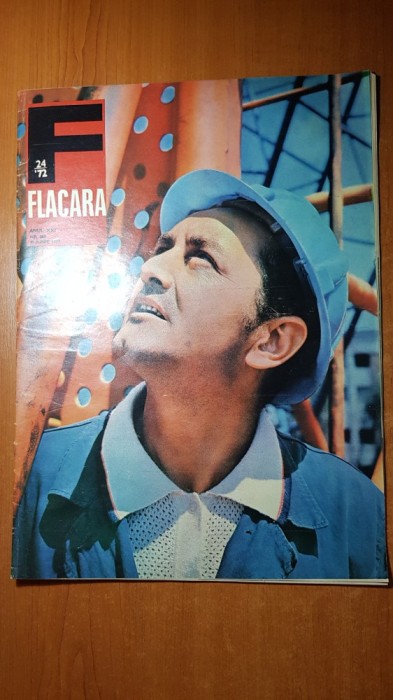 revista flacara 10 iunie 1972-ceausescu in vizita la brasov si valcea