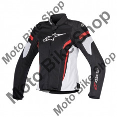 MBS ALPINESTARS GIRL TEXTILJACKE STELLA T-GP PLUS AIR V2, schwarz-weiss-rot, M, Cod Produs: 3310617123MAU foto