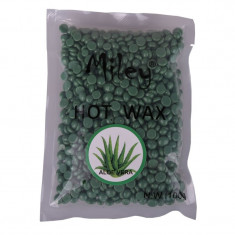 Ceara elastica pentru epilat Welong, granule, aloe vera, 100 g foto