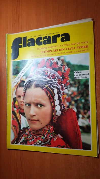 revista flacara 24 februarie 1973-art. despre painea minerilor din valea jiului