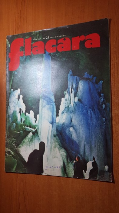 flacara 23 iunie 1973-foto si art.despre cuvantarea lui ceausescu din bucuresti