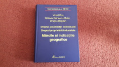 DREPTUL PROPRIETATII INTELECTUALE -MARCILE SI INDICATIILE GEOGRAFICE -VIOREL ROS foto