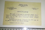 Cumpara ieftin INVITATIE SPECTACOL CANTARE MUNCII 1973 , ARENELE ROMANE
