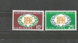 SURINAM 1970 - ANUL EDUCATIEI, NOUL SEDIU UPU, 2 serii nestampilate, DB30, Nestampilat