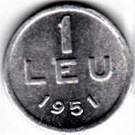 1 leu 1951 RPR aluminiu UNC (9) foto