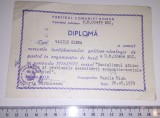 DIPLOMA PCR - CURSURI POLITICO IDEOLOGICE - 1979